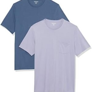 Fresh Clean Threads Crew Neck T-Shirt – Pre Shrunk Soft Fitted Premium Tee – Men’s T- Cotton Poly